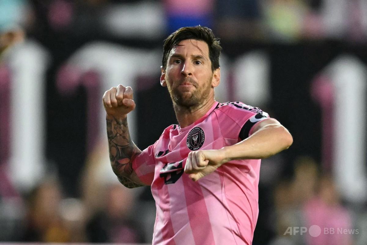 マイアミが快勝 メッシとスアレスがそれぞれ2ゴール 写真8枚 国際