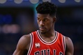 15-16NBA、ボストン・セルティックス対シカゴ・ブルズ。36得点を記録したシカゴ・ブルズのジミー・バトラー（2015年12月9日撮影）。(c)AFP/Getty Images/Maddie Meyer