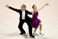 フィギュアスケート全米選手権（%%AT&amp;T U.S. Figure Skating Championships 2010%%）アイスダンス・コンパルソリーダンス（規定、CD）。45.42点を記録し首位に立ったメリル・デイビス（%%Meryl Davis%%）／チャーリー・ホワイト（%%Charlie White%%）組。（2010年1月21日撮影）(c)AFP/Getty Images/Matthew Stockman