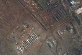 クリミア半島に配置された部隊のテントなどを捉えた衛星画像。米宇宙技術会社マクサー・テクノロジーズ提供（2022年2月1日撮影、同2日提供）。(c)AFP PHOTO / Satellite image @2022 Maxar Technologies