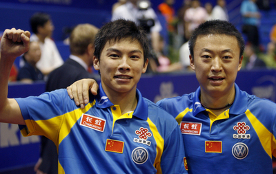 チェン・チー／マ・リン組 中国勢対決を制し優勝を果たす