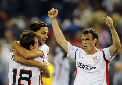 セビージャ アウェーでアトレティコ・マドリードに勝利