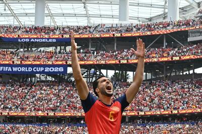 スペイン、ベルギー下しW杯準決勝進出 メリーノが2戦連続の決勝弾