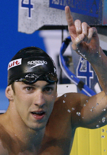 ＜第12回世界水泳選手権＞競泳、フェルプス 男子200メートルバタフライ・決勝で世界記録を更新し優勝 - オーストラリア