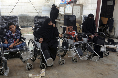 イエメン内戦、障害者450万人に大打撃 「国際障害者デー」アムネスティ報告