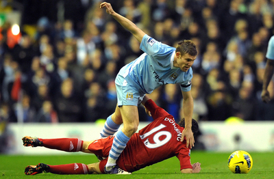 マンチェスター・シティ　リバプールと引き分ける