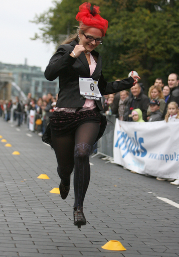 リトアニアでハイヒールレース