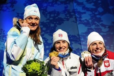 ビョルゲンが女子個人スプリントで金メダル 夏見は27位、バンクーバー冬季五輪