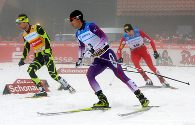渡部暁斗が2位表彰台、ノルディックスキー複合W杯