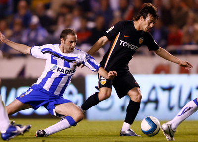 ＜サッカー リーガエスパニョーラ＞バレンシア シルバのゴールでデポルティボに勝利 - スペイン