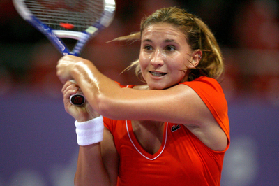 ＜女子テニス プロクシムス・ダイヤモンド・ゲーム2007＞ゴロバン シュニーダーを破り準々決勝へ - ベルギー