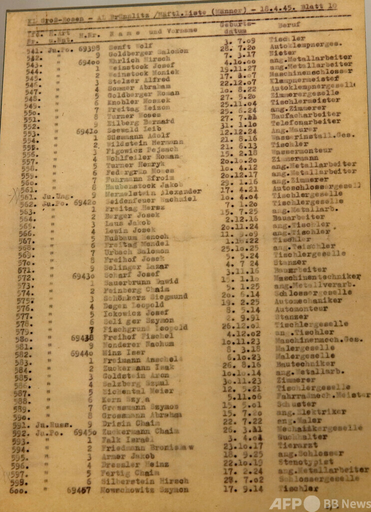 「シンドラーのリスト」作成の元秘書、ラインハルトさん死去 107歳