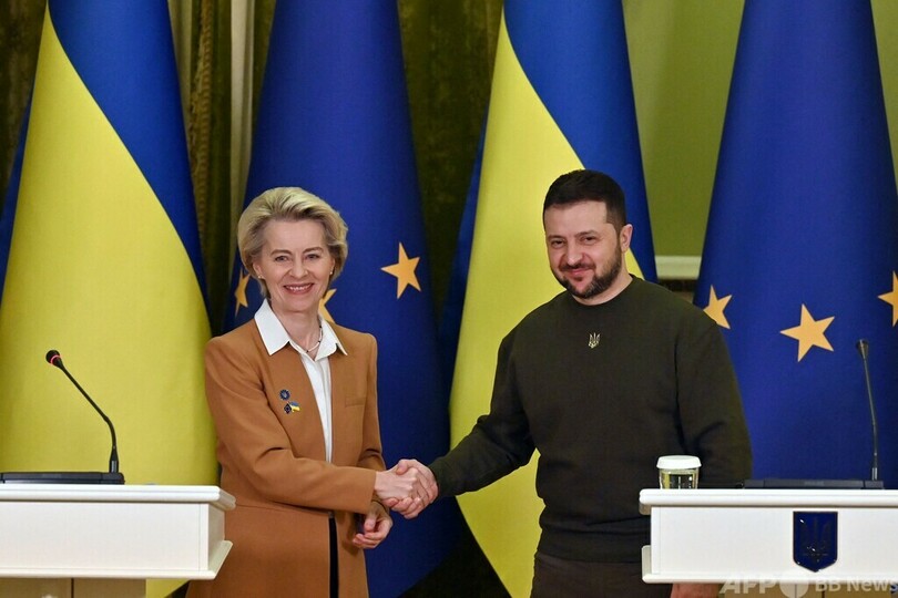 ウクライナ大統領、EU加盟交渉「年内」開始を