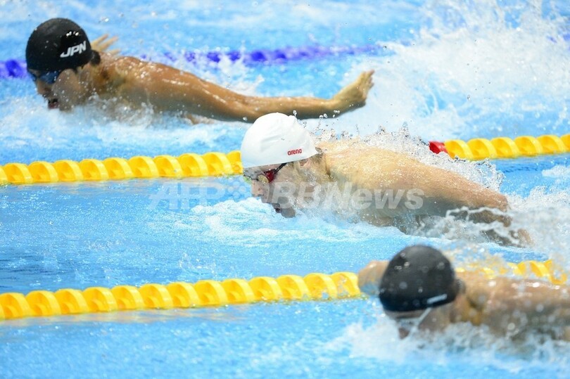藤井が男子100メートルバタフライ予選敗退