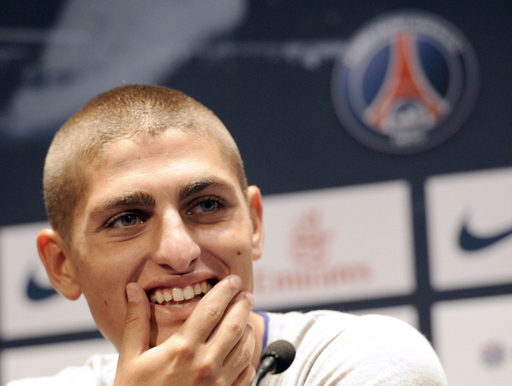 パリ・サンジェルマン、イタリアの若手有望株ヴェッラッティの入団会見