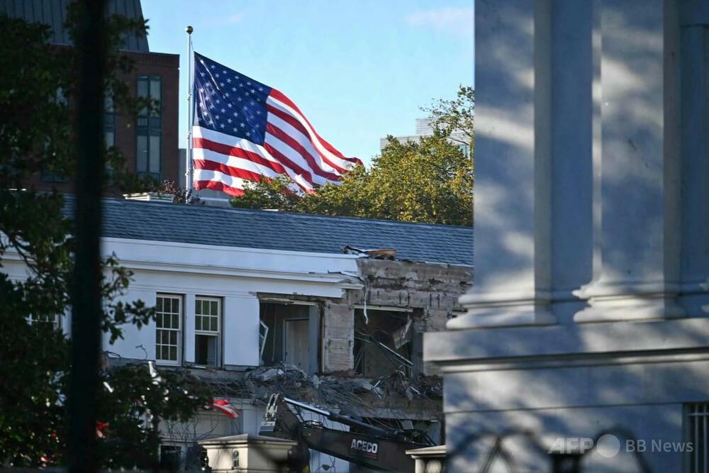 トランプ大統領、ホワイトハウス一部を解体 新舞踏室建設へ 写真6枚