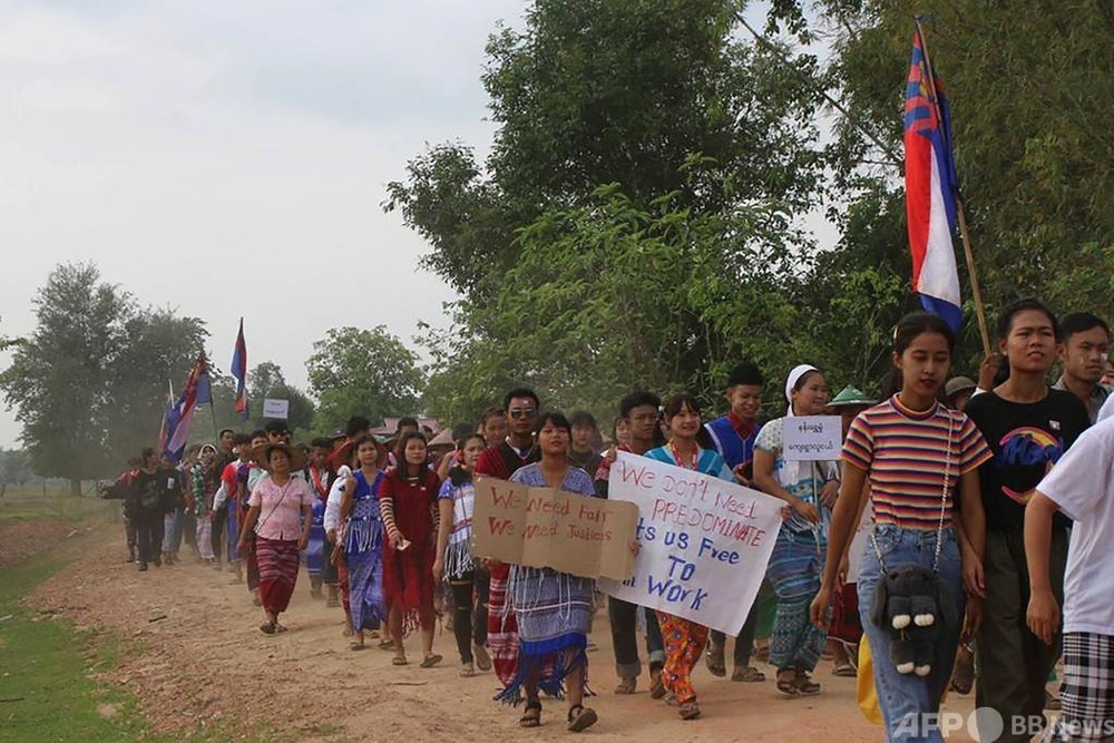 ミャンマー弾圧、25万人近くが避難民化 国連報告者が発表