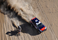ダカールラリー2010（%%Dakar Rally 2010%%）第7ステージ（イキケからアントファガスタ、競技区間600キロメートル（総距離641キロメートル））。5時間44分58秒を記録し、四輪部門で2位に入った%%BMW%%のステファン・ペテランセル（%%Stephane Peterhansel%%）。（2010年1月8日撮影）(c)AFP/GABRIEL BOUYS