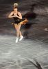 フィギュアスケート世界国別対抗戦（%%ISU World Team Trophy 2009%%）のエキシビションが19日、東京・国立代々木競技場で行われた。写真はエキシビションで演技するカナダのジョアニー・ロシェット（%%Joannie Rochette%%）。（2009年4月19日）(c)AFP/TORU YAMANAKA