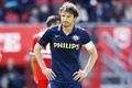 12-13オランダ・エールディビジ第34節、FCトウェンテ・エンスヘーデ（FC Twente Enschede）対PSVアイントホーフェン（PSV Eindhoven）。試合に臨むPSVアイントホーフェンのマルク・ファン・ボメル（Mark Van Bommel、2013年5月12日撮影）。(c)AFP