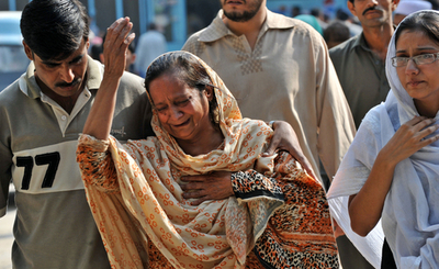 パキスタン・ラワルピンディで自爆攻撃、35人死亡