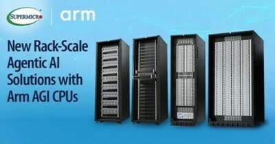 Supermicro（スーパーマイクロ）、Armと協業しエンタープライズ向けエージェント型AIに最適化された次世代ラックスケールソリューションを提供