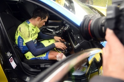 骨折リタイアのコンタドール、栄養補給があだに