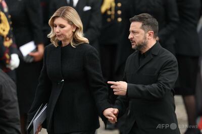 ゼレンスキー氏搭乗機、ドローンとあわや衝突 ノルウェー首相