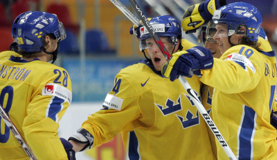 ＜アイスホッケー 世界選手権大会2007＞スウェーデン スロバキアを降し準決勝進出 - ロシア