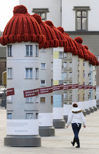 CO2排出削減にはニット帽？ 独政府キャンペーン