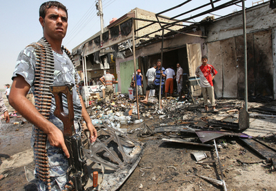 バグダッドでシーア派巡礼団狙った爆発、6人死亡11人重軽傷