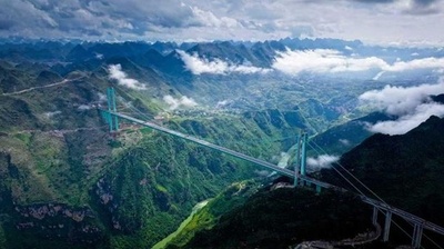 2時間から2分 世界一高い橋が開通へ 中国貴州