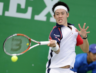 錦織が初戦突破、上海マスターズ