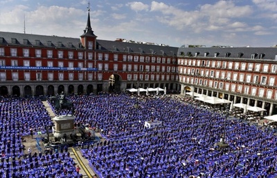 スペイン最大級のヨガのイベント、首都マドリードで開催