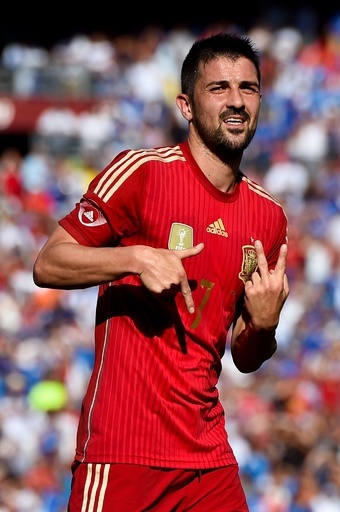 ビジャが2得点の活躍、スペインがエルサルバドルに快勝