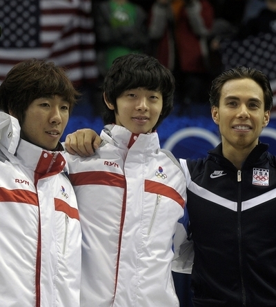 李政洙がショートトラックで2冠 オーノは銅、バンクーバー冬季五輪