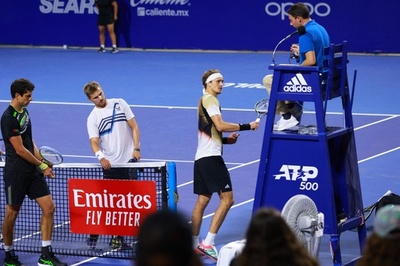 ズベレフにメキシコOP追放処分、激高しラケットで審判台たたく