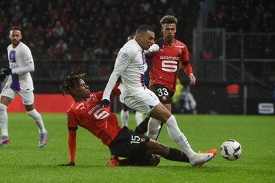 PSG敗戦、エムバペ復帰もレンヌに苦杯