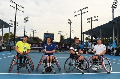 国枝組が準優勝 全豪OP