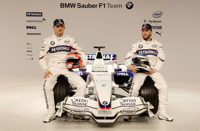 BMWザウバー 2008年用ニューマシン「F1.08」を発表