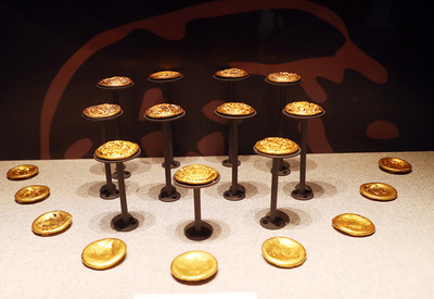 海昏侯墓の貴重な文化財20点余りが初めて北京で展示