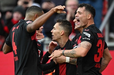 レバークーゼン大勝で首位キープ 開幕10勝1分けは過去最高タイ