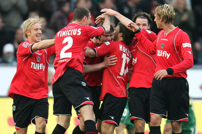 ハノーバーvsボルフスブルクは2-2のドロー