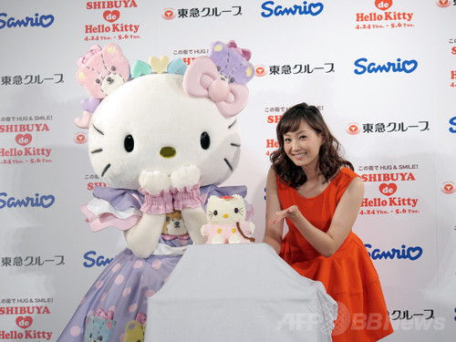 PR大使は藤本美貴、「SHIBUYA de Hello Kitty」5月6日まで