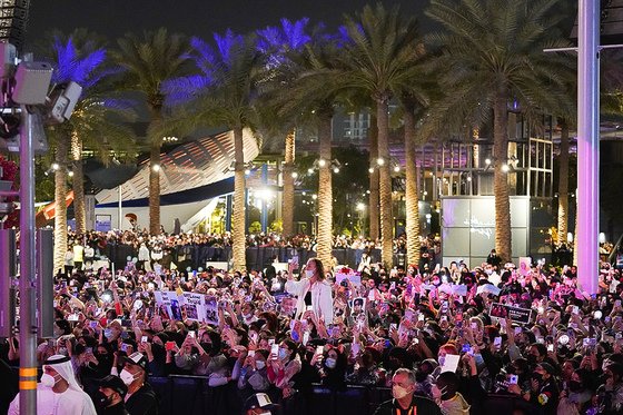 アラブ首長国連邦ドバイで開かれたK-POPコンサート(c)news1