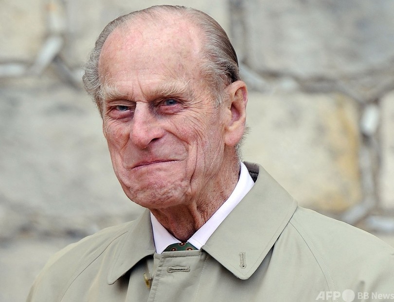 英フィリップ殿下死去、99歳 エリザベス女王の夫