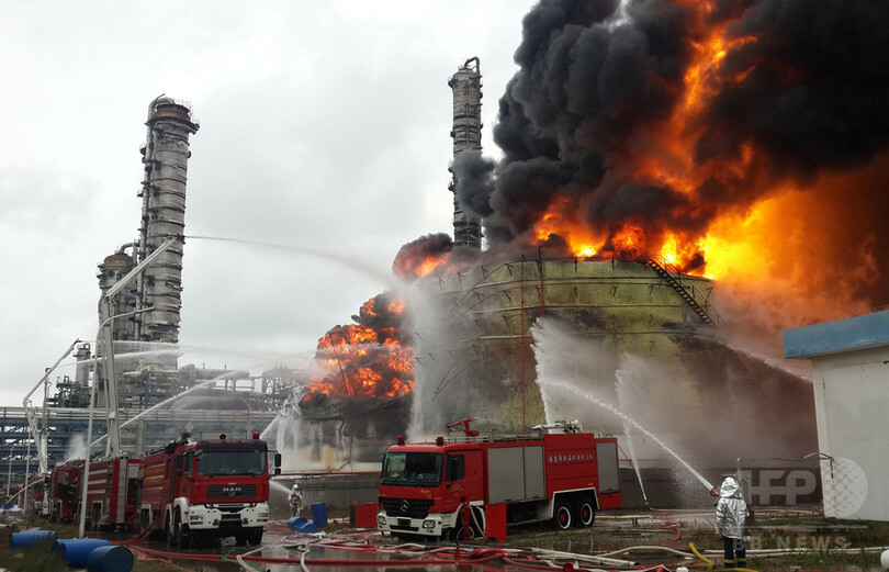 中国化学工場火災が鎮火 約3万人避難 写真3枚 国際ニュース Afpbb News