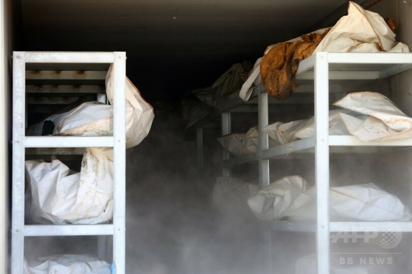 IS戦闘員の遺体700体、冷凍コンテナで一時保存のまま1年 リビア
