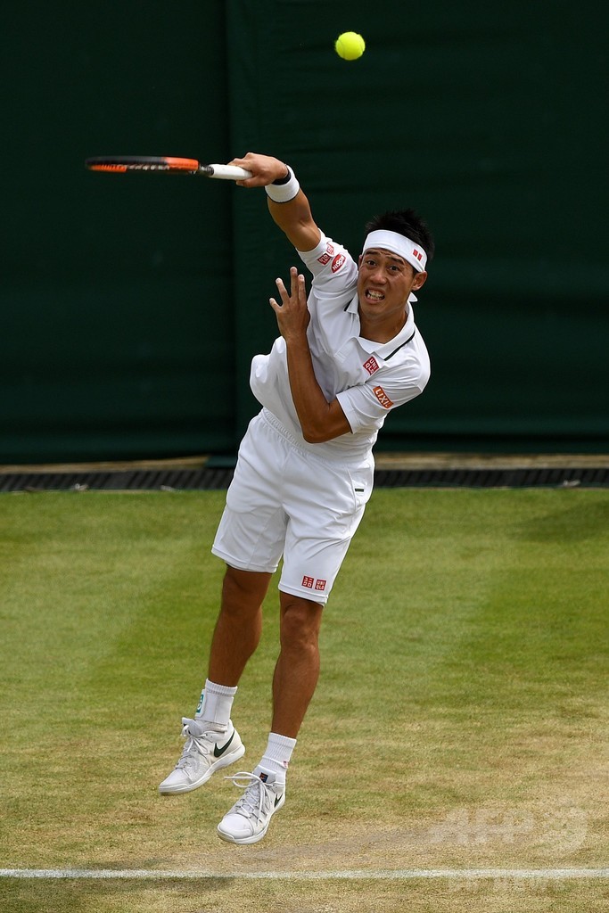 錦織がウィンブルドン8強入り、日本勢では松岡氏以来23年ぶり