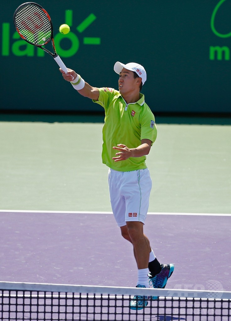 錦織がトロイキに快勝！ベスト16へ マイアミ・オープン